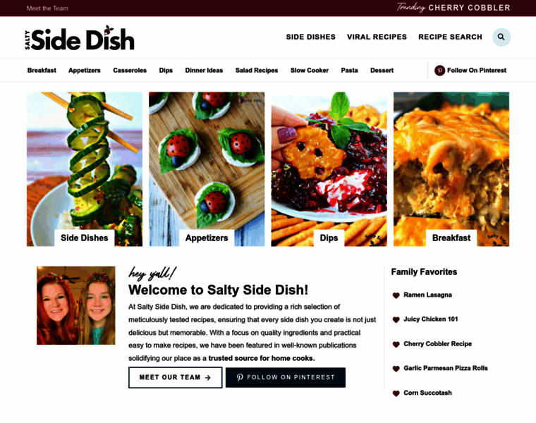 Saltysidedish.com thumbnail
