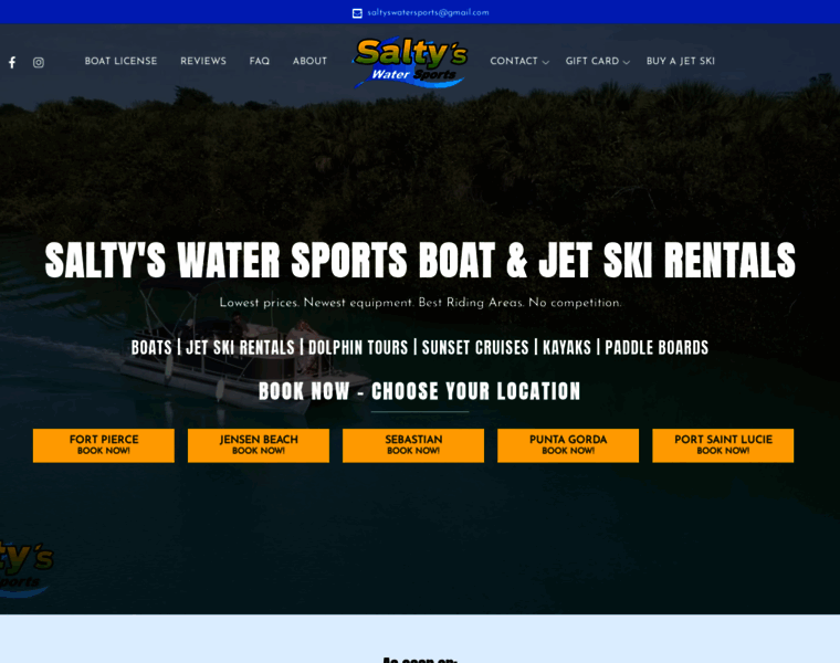 Saltyswatersports.com thumbnail