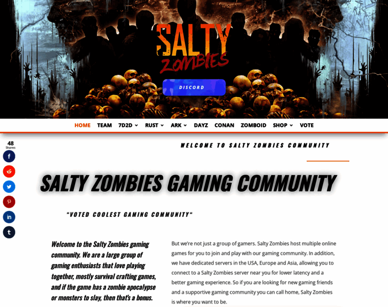 Saltyzombies.com thumbnail