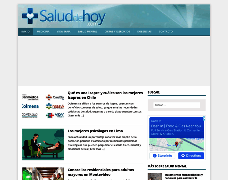 Saluddehoy.com thumbnail