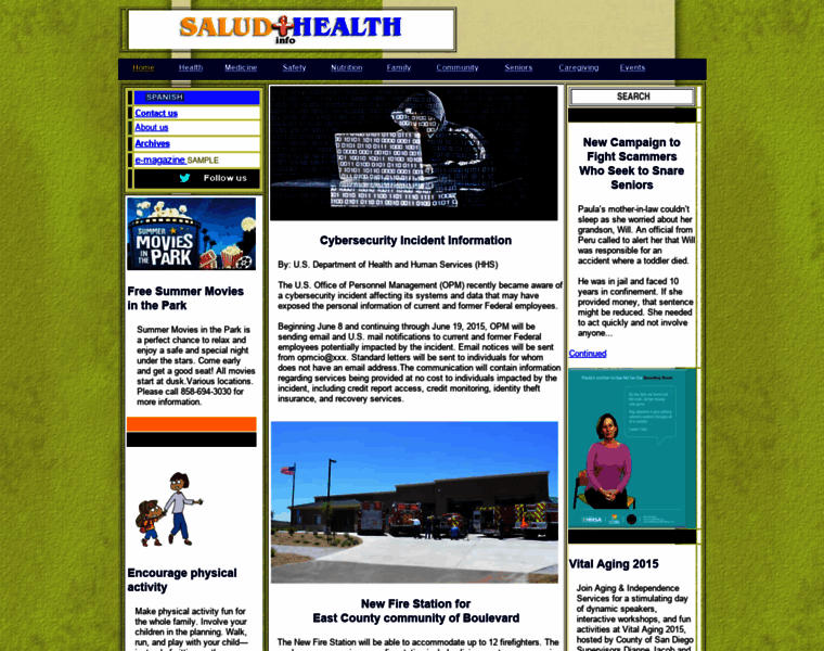 Saludhealthinfo.com thumbnail