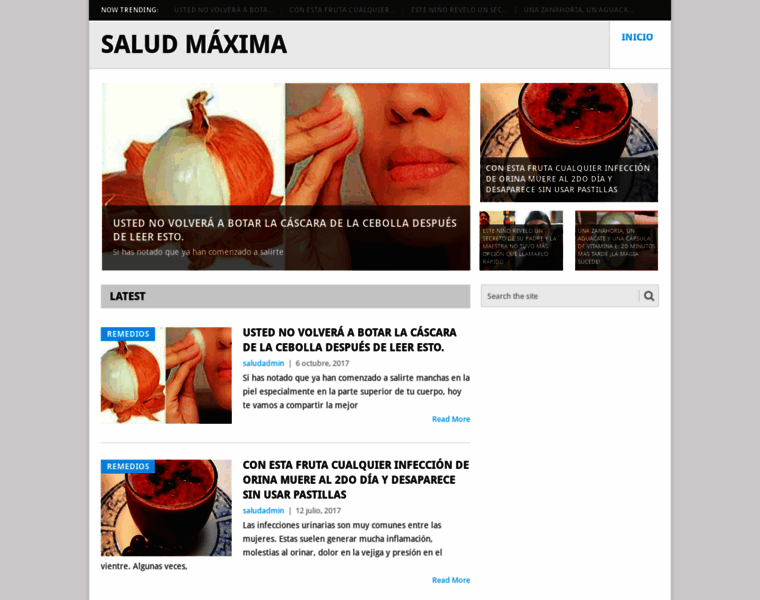 Saludmaxima.com thumbnail