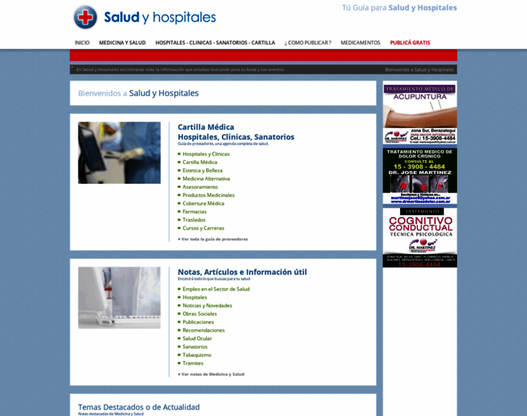 Saludyhospitales.com.ar thumbnail