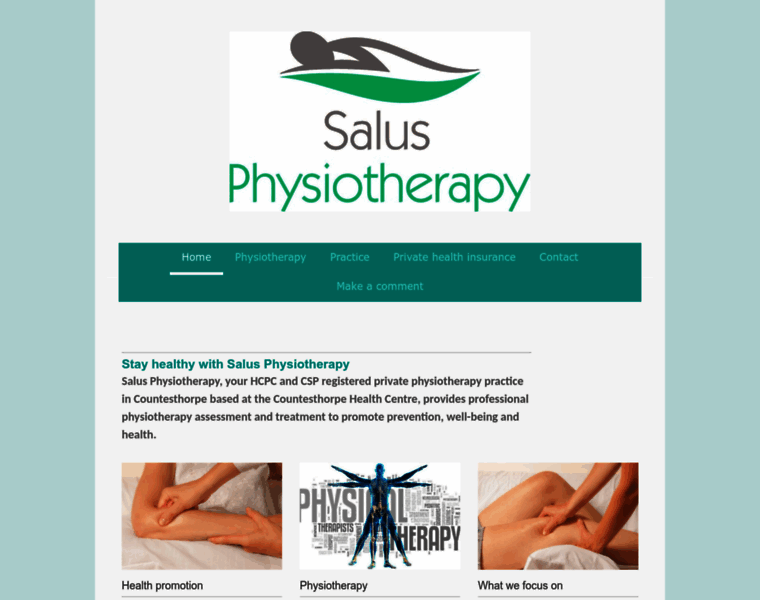 Salusphysiotherapy.co.uk thumbnail
