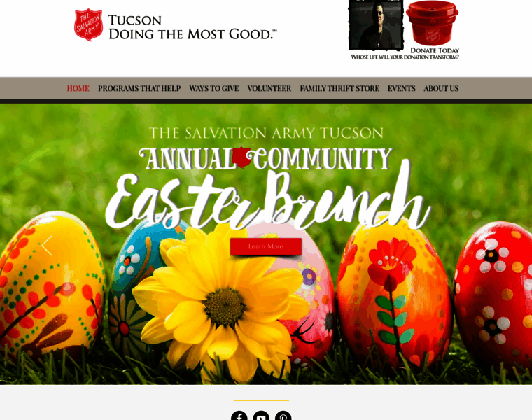 Salvationarmytucson.org thumbnail