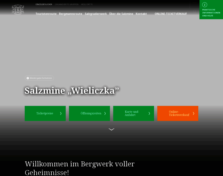 Salzbergwerkwieliczka.de thumbnail