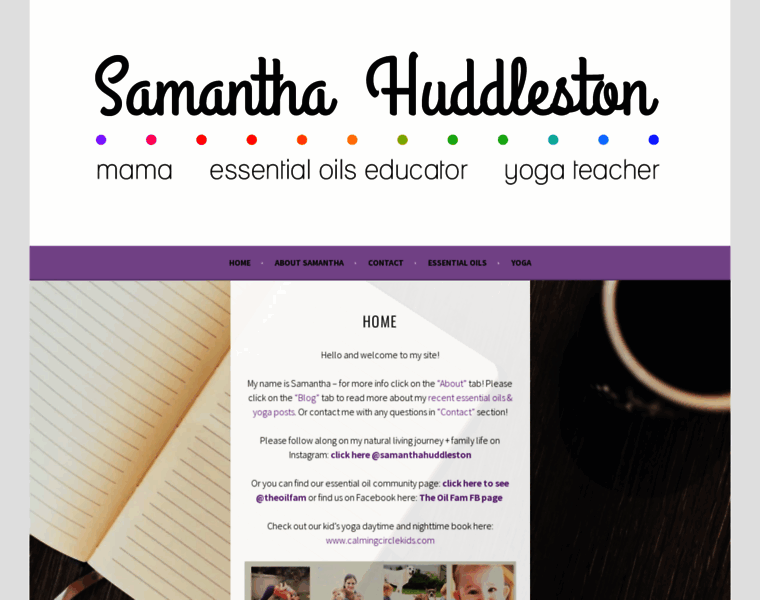 Samanthahuddleston.com thumbnail