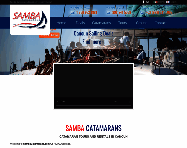Sambacatamaranes.com thumbnail