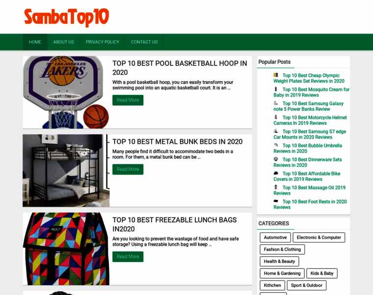 Sambatop10.com thumbnail