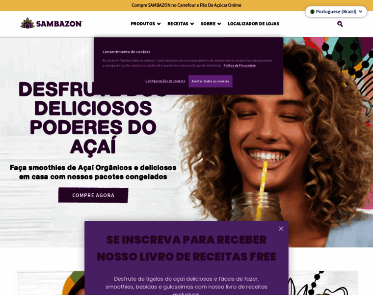 Sambazon.com.br thumbnail