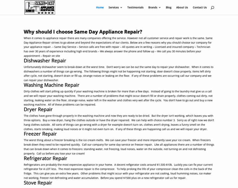 Samedayappliancerepairfl.com thumbnail Samedayappliancerepairfl.com thumbnail