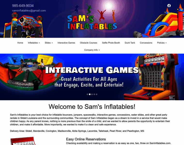 Saminflatables.com thumbnail