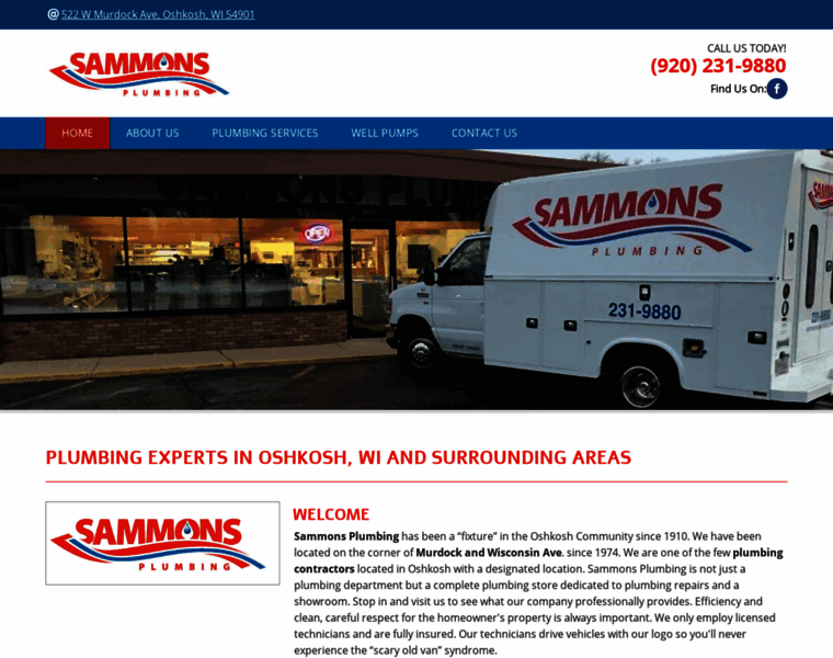 Sammons-plumbing.com thumbnail