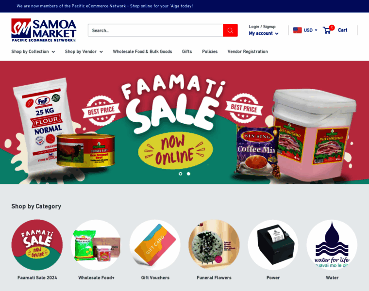 Samoamarket.com thumbnail
