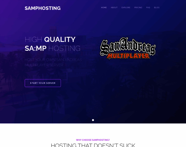 Samphosting.com thumbnail
