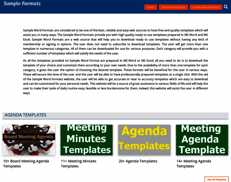 Sampleformats.org thumbnail