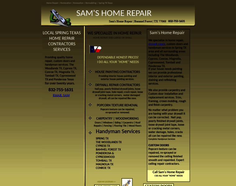 Sams-home-repair.com thumbnail