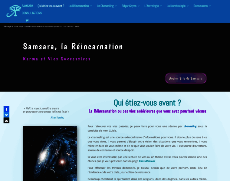 Samsara-lareincarnation.fr thumbnail