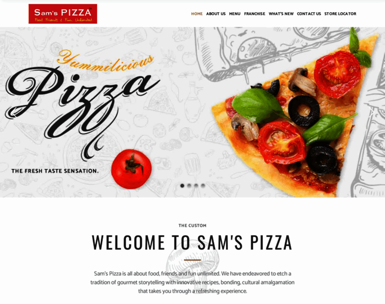 Samspizza.in thumbnail