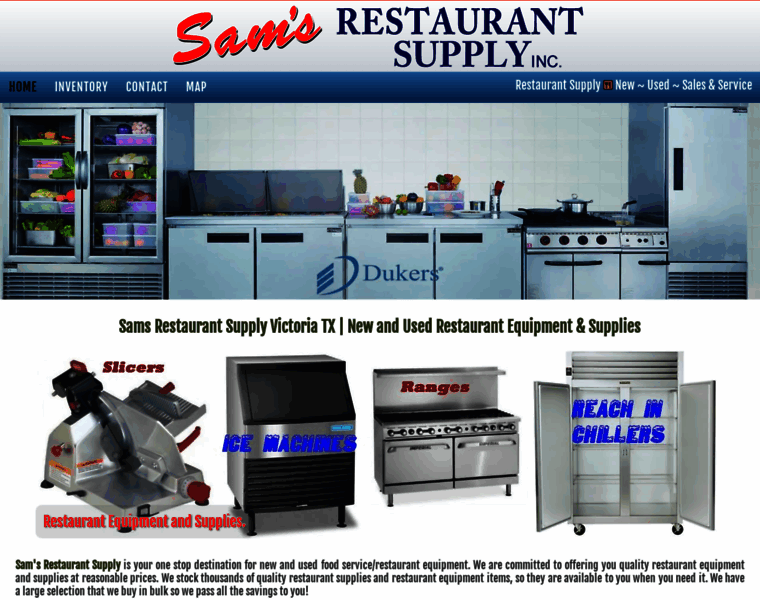Samsrestaurantsupply.com thumbnail