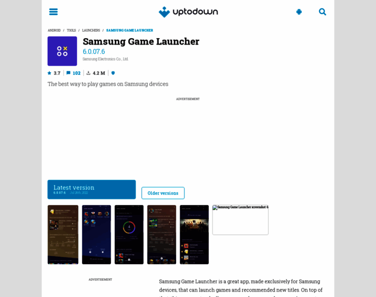 Samsung-game-launcher.en.uptodown.com thumbnail