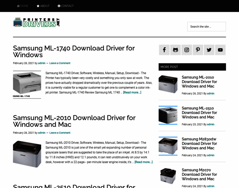 Samsungdriverprinter.net thumbnail