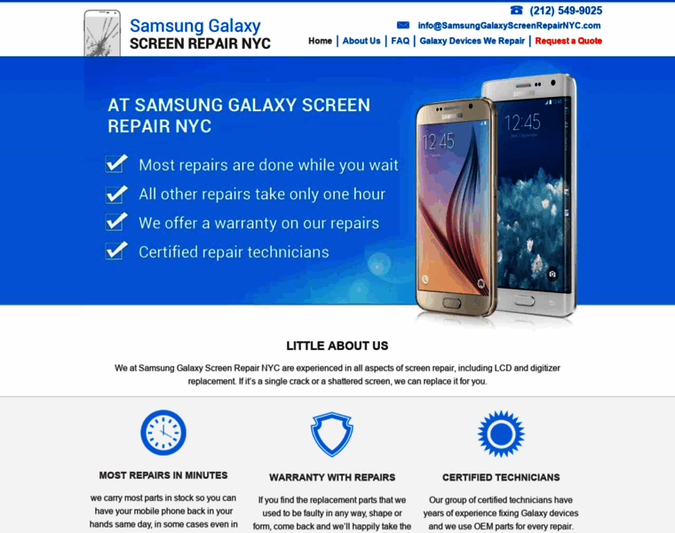 Samsunggalaxyscreenrepairnyc.com thumbnail