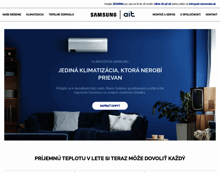 Samsungklima.sk thumbnail