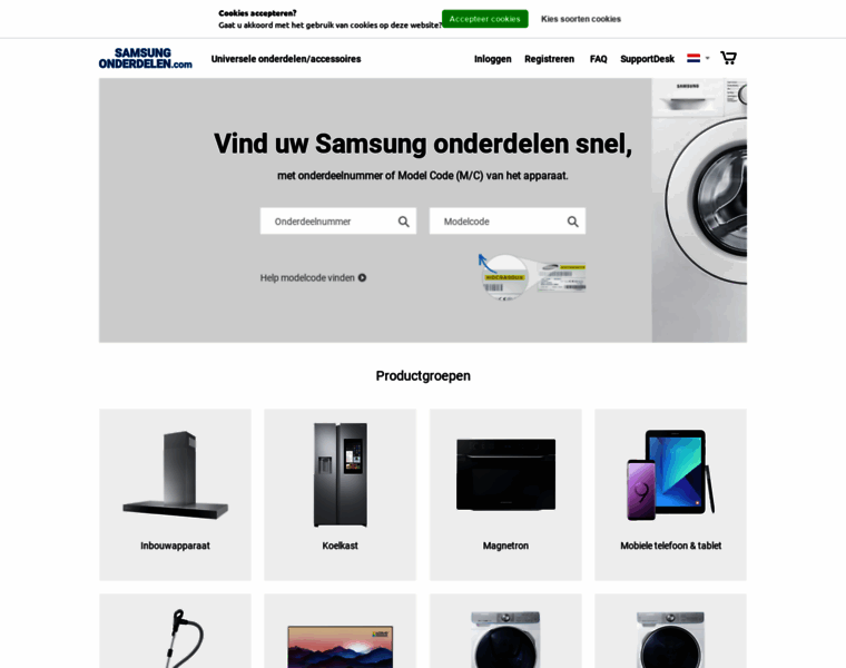Samsungonderdelen.com thumbnail