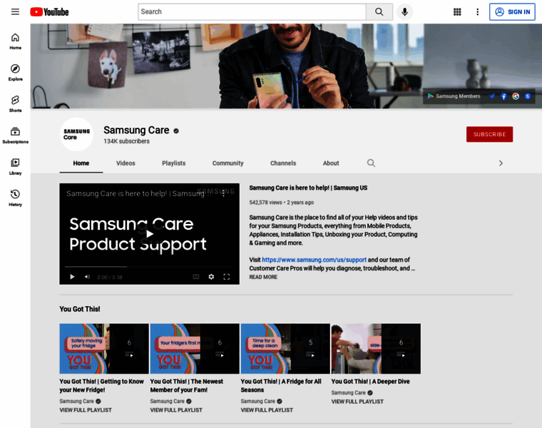 Samsungsupport.com thumbnail