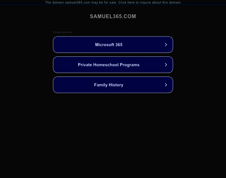 Samuel365.com thumbnail