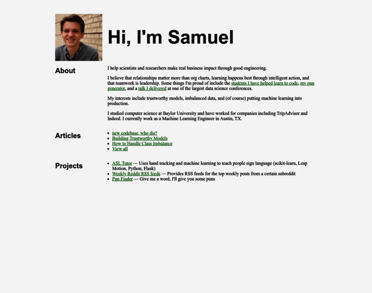 Samueltaylor.org thumbnail Samueltaylor.org thumbnail