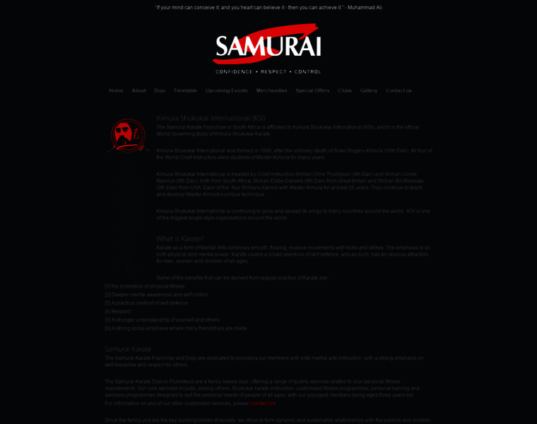 Samuraiplumstead.co.za thumbnail