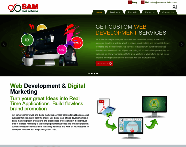 Samwebsolution.com thumbnail
