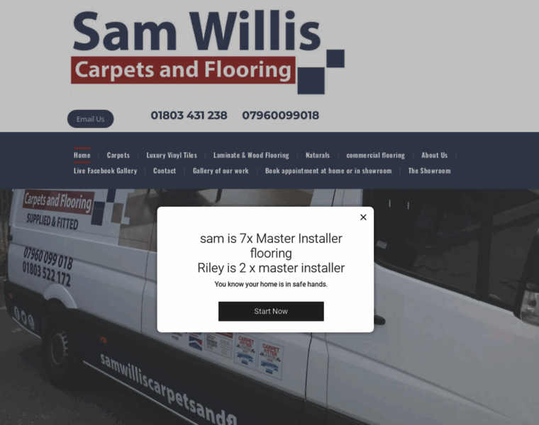 Samwilliscarpetsandflooring.co.uk thumbnail