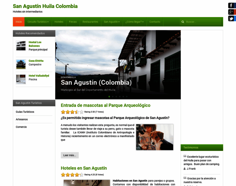 Sanagustinhuilacolombia.com thumbnail