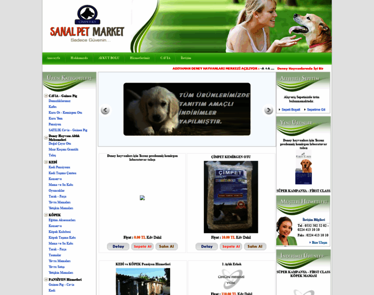 Sanalpetmarket.com thumbnail