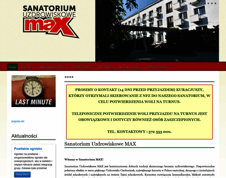 Sanatoriummax.pl thumbnail