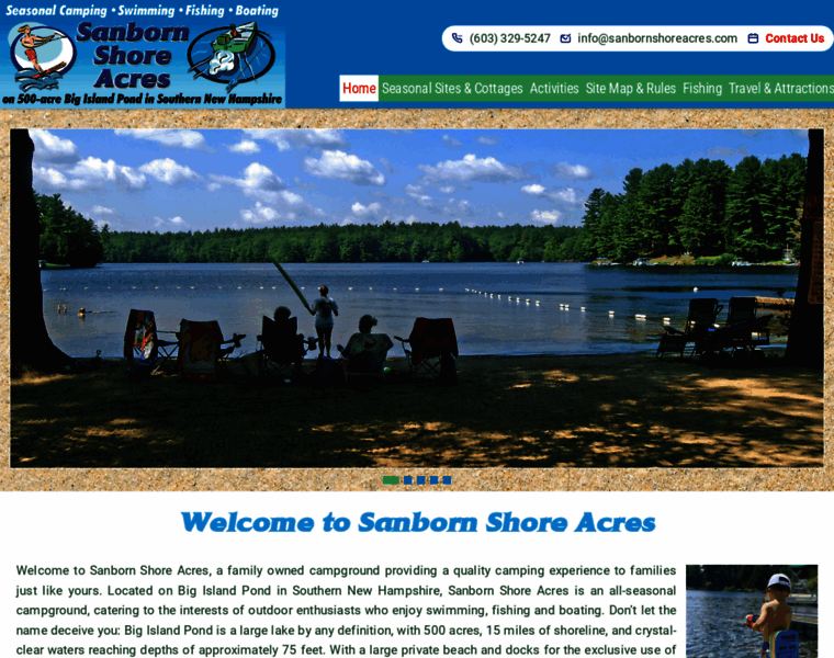 Sanbornshoreacres.com thumbnail