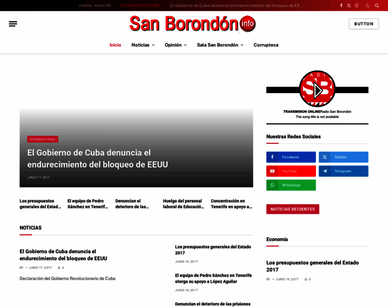 Sanborondon.info thumbnail