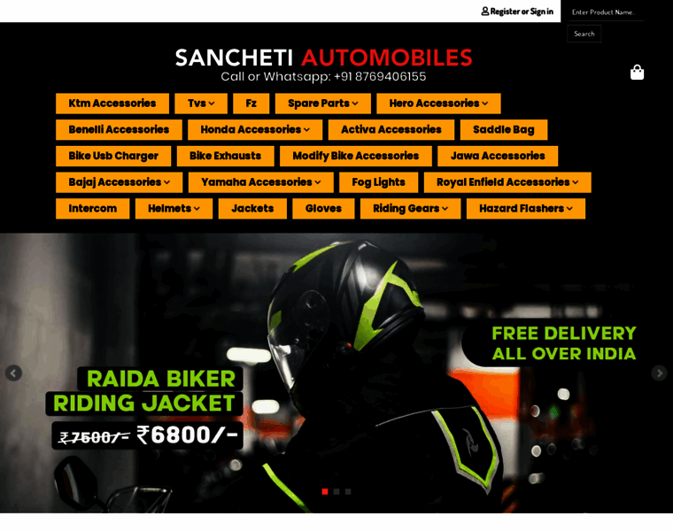 Sanchetiautomobiles.com thumbnail