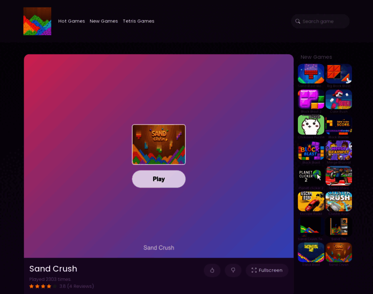 Sand-crush.com thumbnail