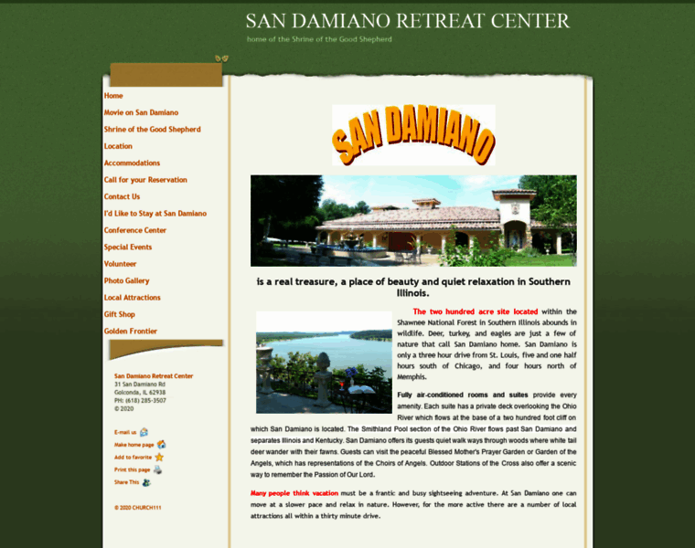 Sandamianoretreat.com thumbnail