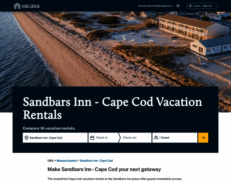 Sandbars.com thumbnail