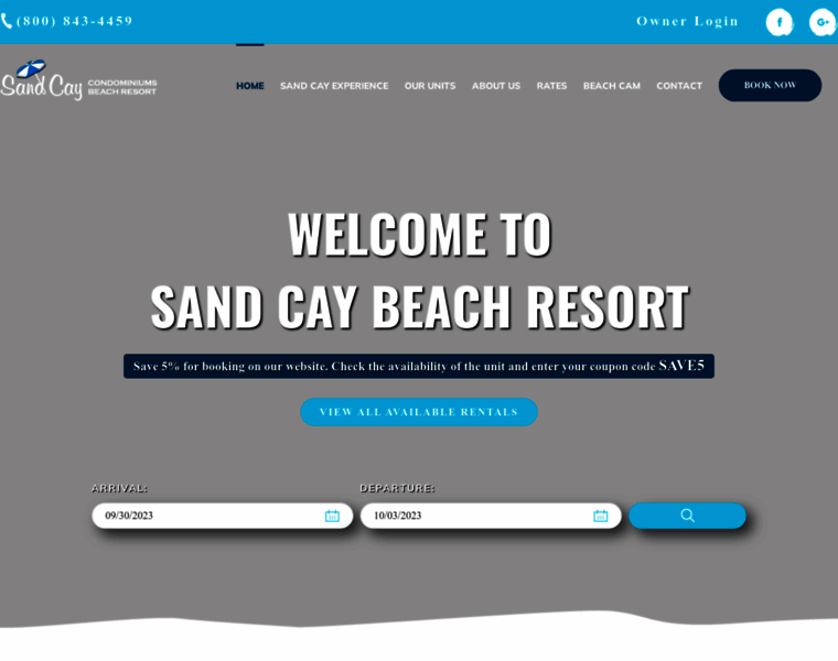Sandcaybeachresort.com thumbnail