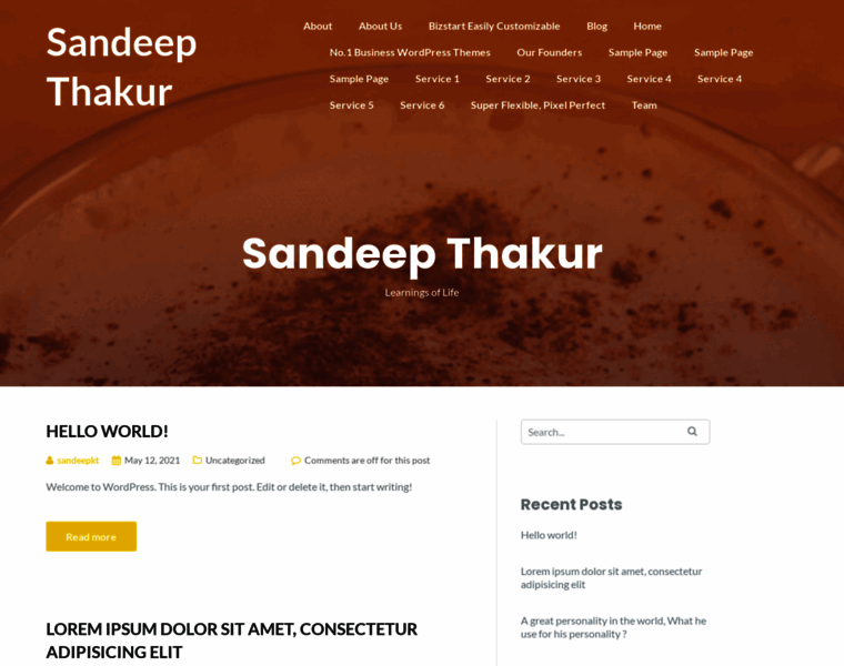Sandeepthakur.com thumbnail