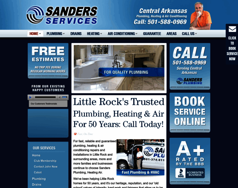 Sanders-plumbing.com thumbnail