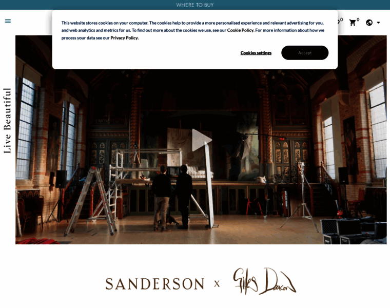 Sanderson-uk.com thumbnail