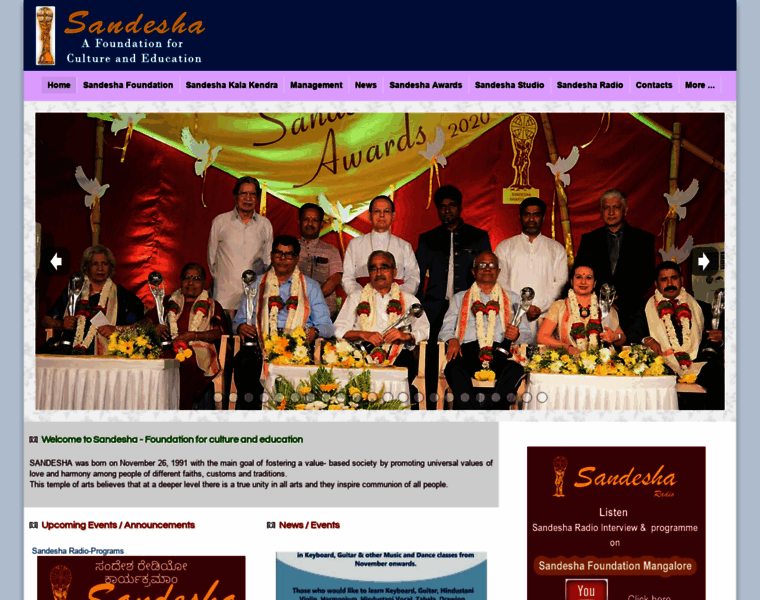 Sandesha.org thumbnail