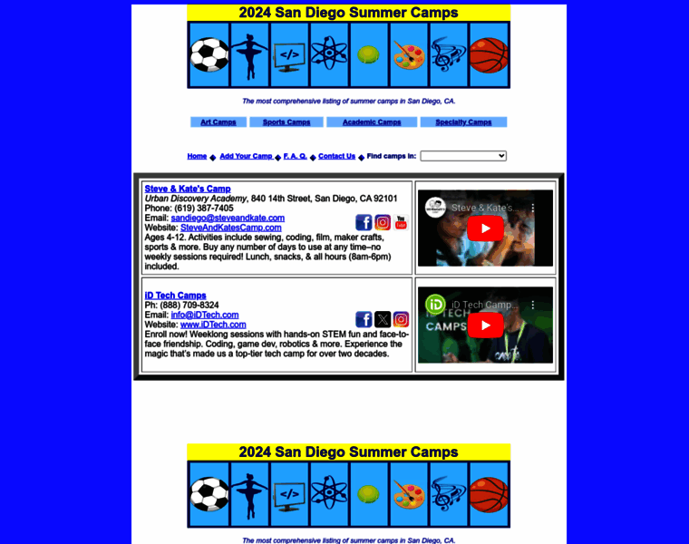 Sandiegosummercamps.org thumbnail Sandiegosummercamps.org thumbnail